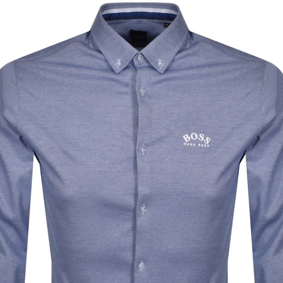 Alternative Image for ProductBOSS Biado R Long Sleeved Shirt Blue2